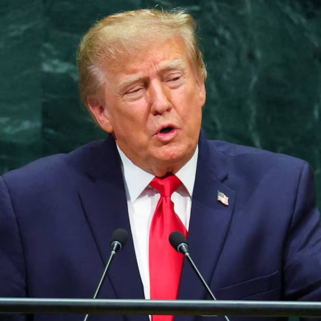 Donald Trump durante asamblea general de la ONU